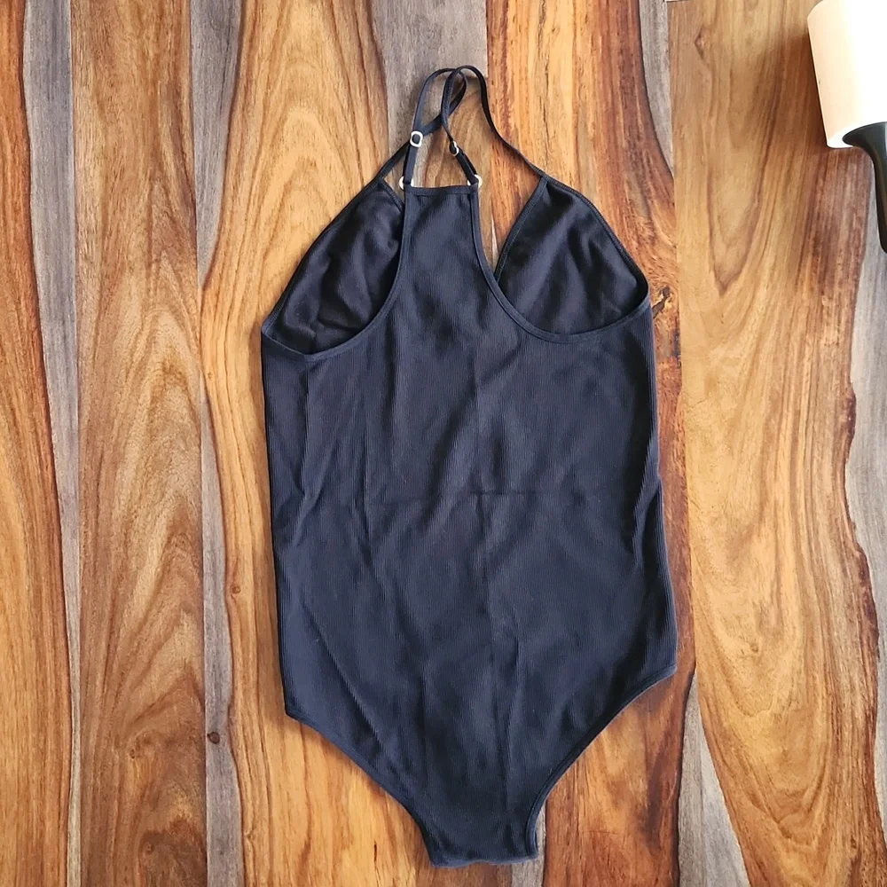 Beautiful, Sexy, Free People one piece, Body Suit, Size M/L, NWOT, Black - Picture 4 of 6